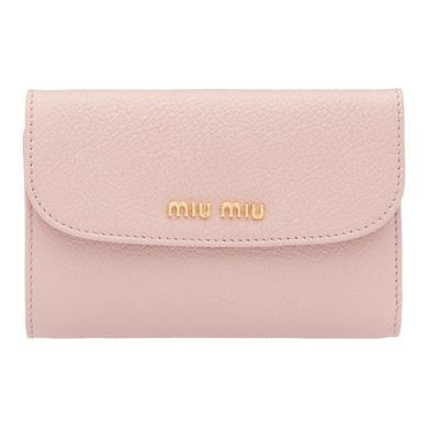 2017新作入荷 MIU MIU MATELASSE ミュウミュウスーパーコピー大人可愛い マドラス 3つ折り長財布 5ML225 034 F0615